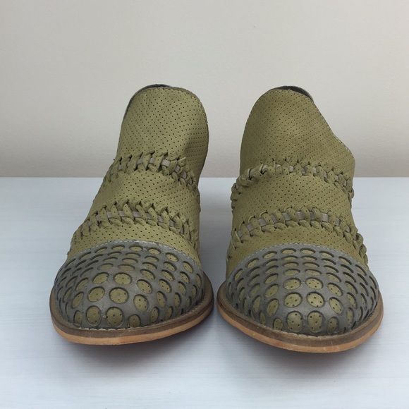 Rebels - Charlise - Distressed Leather Booties - Picture 5 of 8